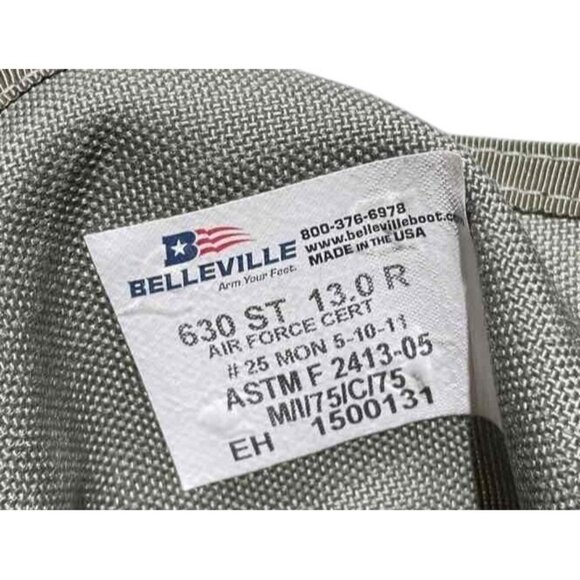 Belleville 630ST Men\'s 8-in ST‎ EH USAF Tactical Boot Sage Green 13.0R USA NEW main image 5